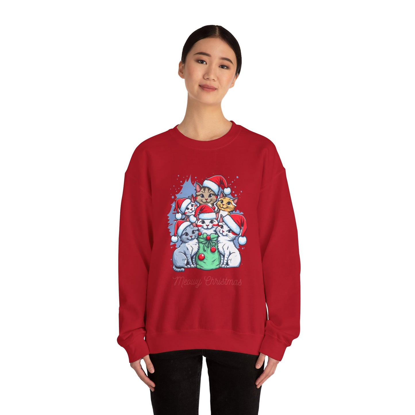 Holiday Cat Sweatshirt