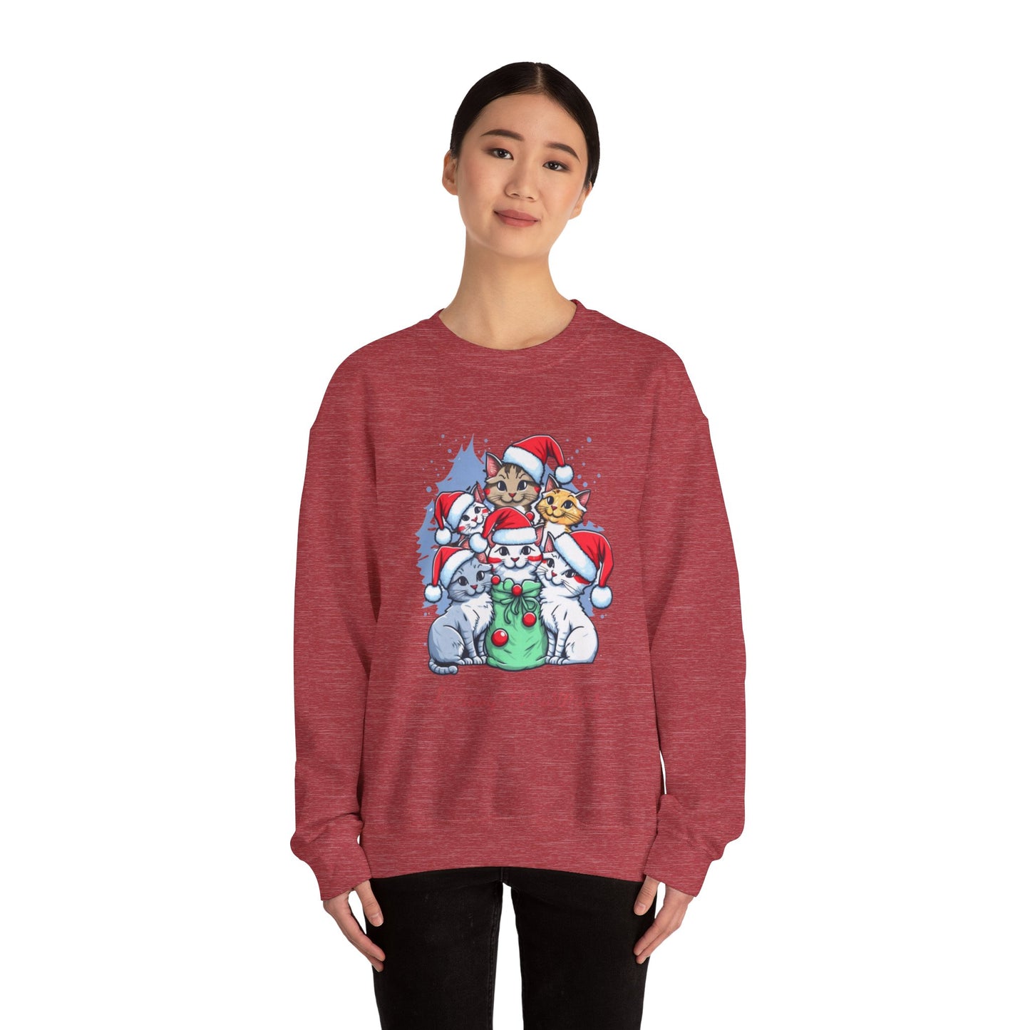 Holiday Cat Sweatshirt